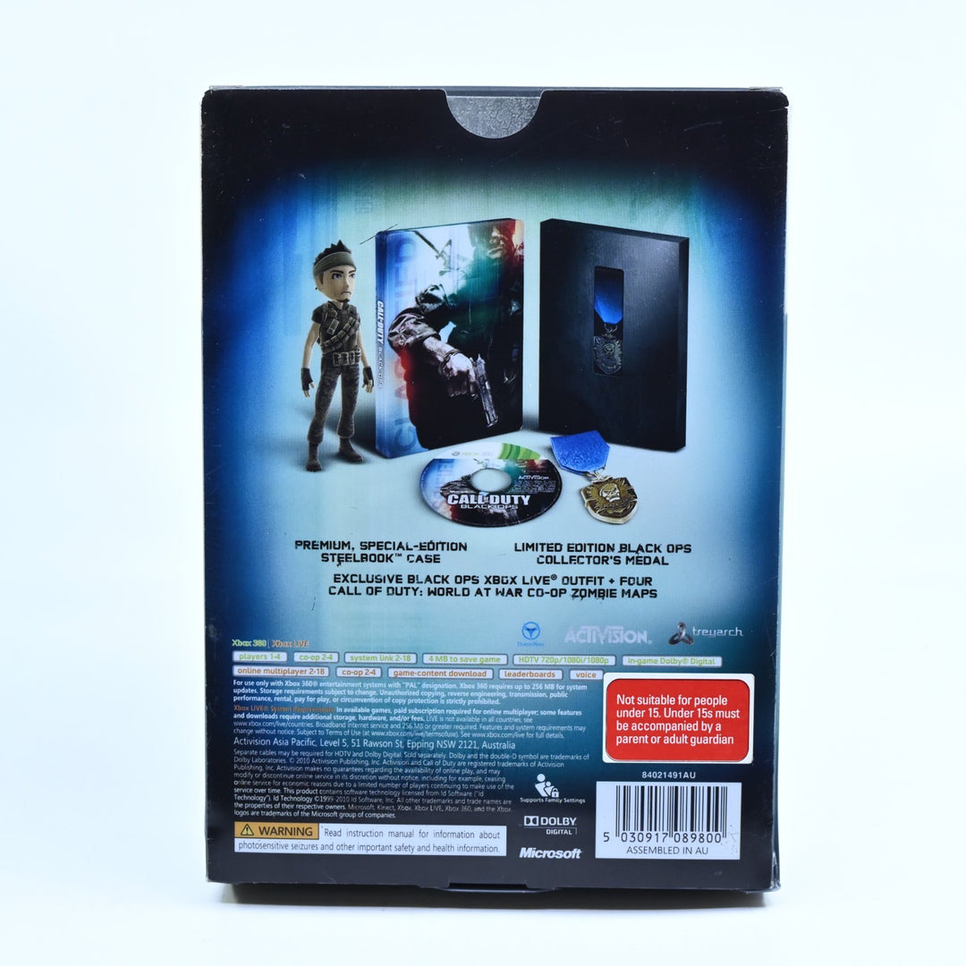 Call of Duty: Black Ops Hardened Edition - Xbox 360 Game + Manual - PAL