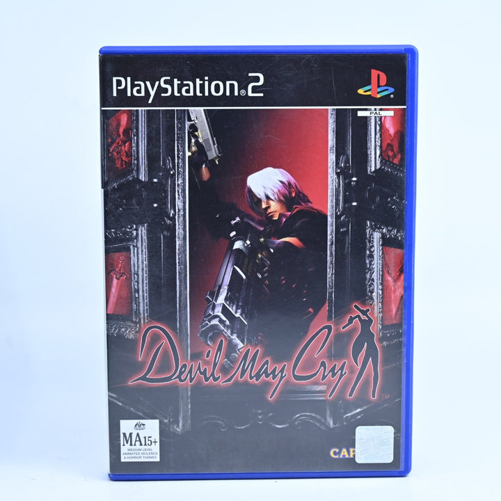 Devil May Cry - Sony Playstation 2 / PS2 Game + Manual - PAL - MINT DISC!