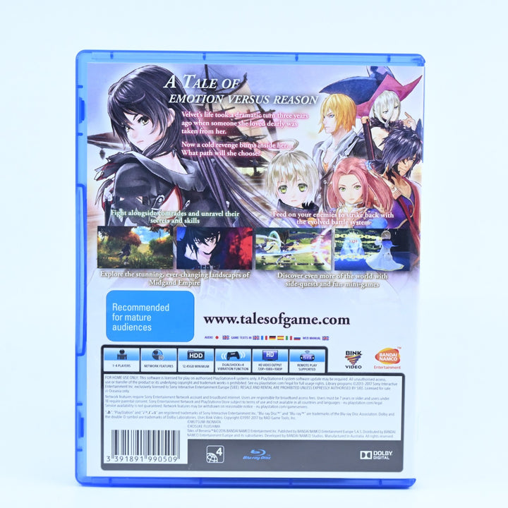Tales of Berseria - Sony Playstation 4 / PS4 Game - MINT DISC!