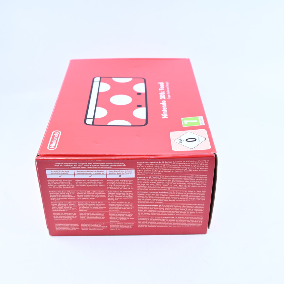 Nintendo 3DS Club Nintendo Toad Chotto Edition - Nintendo 3DS Boxed Console