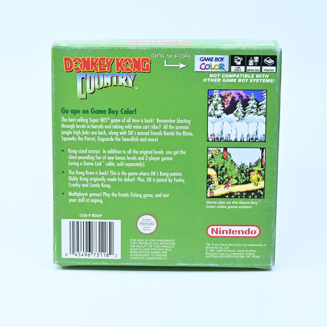 Donkey Kong Country - Nintendo Gameboy Color Boxed Game - PAL - FREE POST!