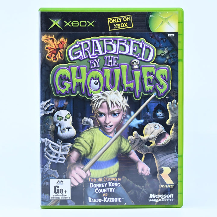 Grabbed by the Ghoulies - Original Xbox Game + Manual - PAL - MINT DISC!