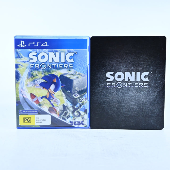 Sonic Frontiers - With Steelbook - Sony Playstation 4 / PS4 Game - MINT DISC!