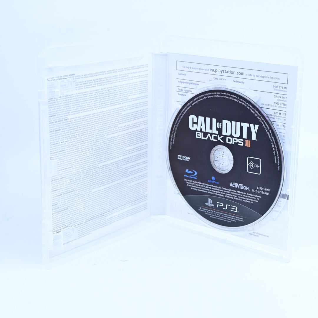 Call of Duty: Black Ops III - Sony Playstation 3 / PS3 Game + Manual - FREE POST