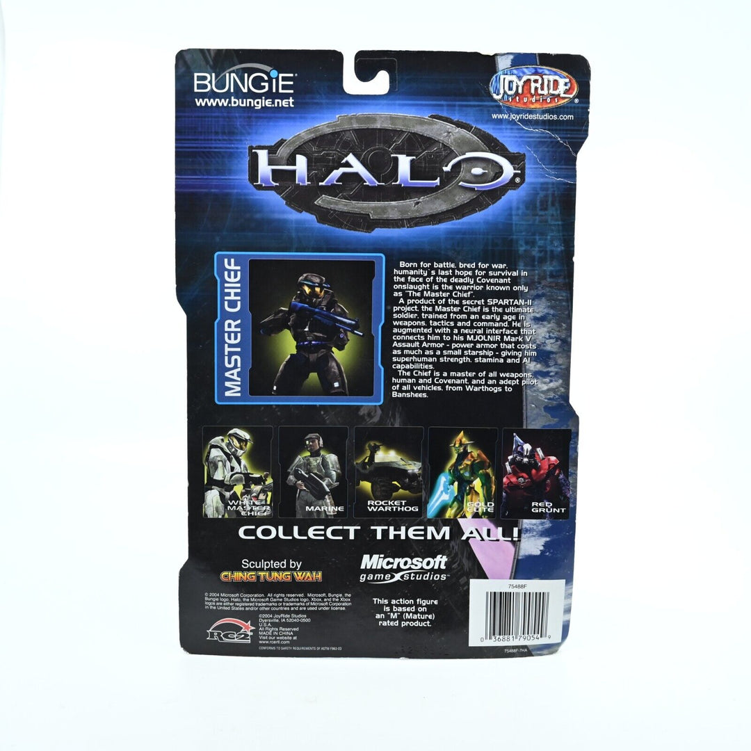 SEALED! HALO Series 5 - Black Master Chief -Joyride Studios 2004 Toy