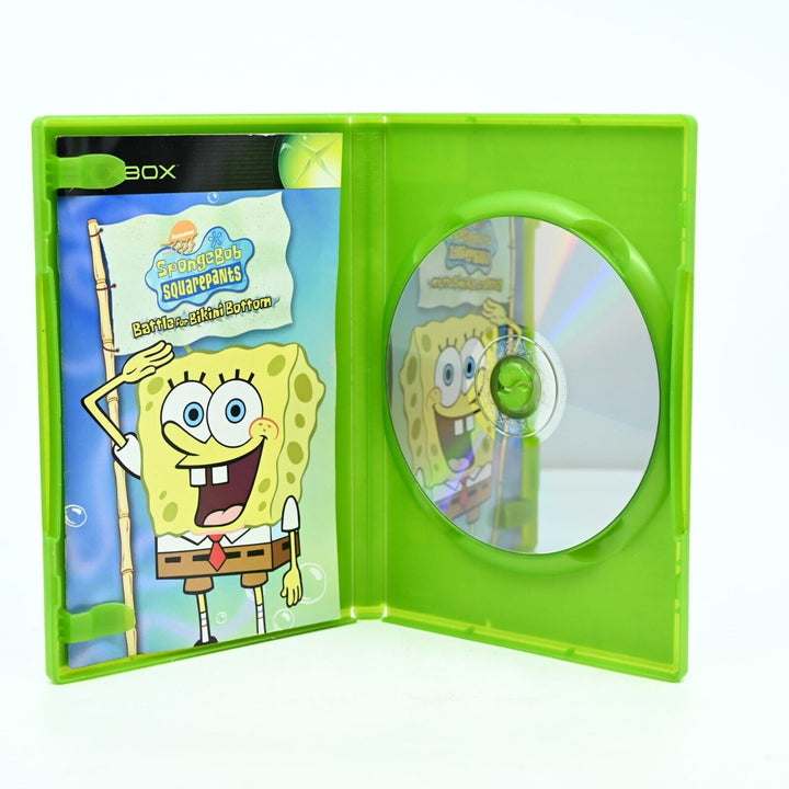 SpongeBob SquarePants: Battle for Bikini Bottom - MANUAL - Original Xbox Game