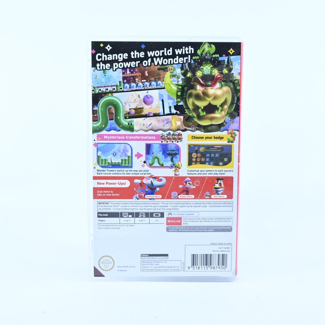 Super Mario Bros. Wonder - Nintendo Switch Game - FREE POST!