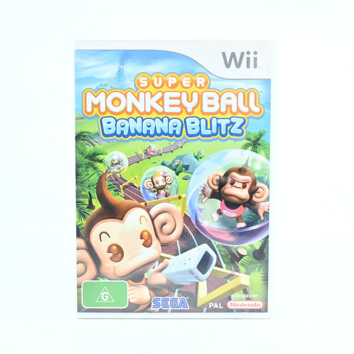 Super Monkey Ball: Banana Blitz - No Manual - Nintendo Wii Game - MINT DISC!