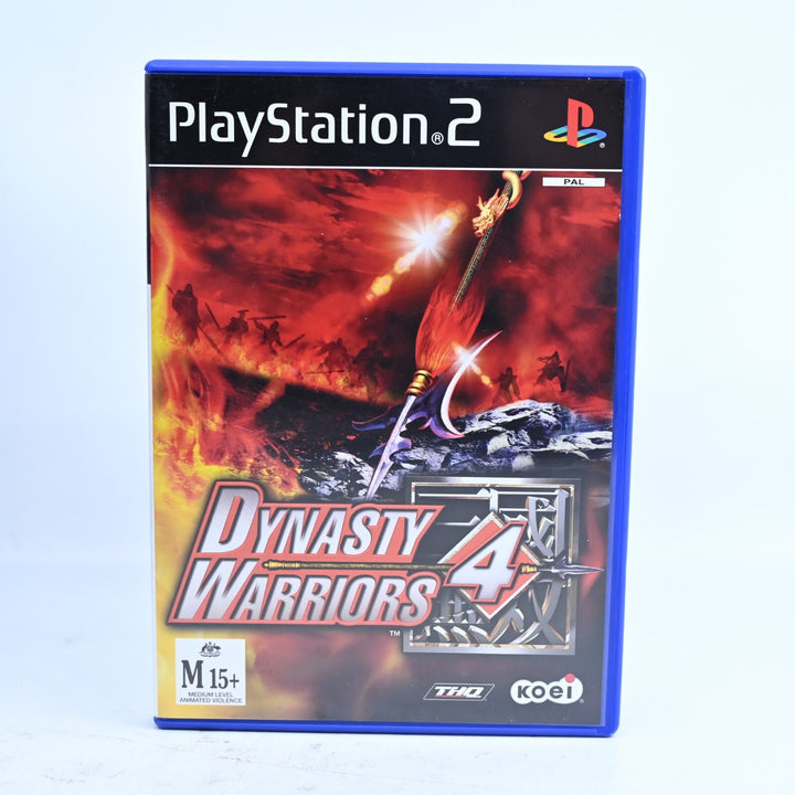 Dynasty Warriors 4 - Sony Playstation 2 / PS2 Game + Manual - PAL - MINT DISC!