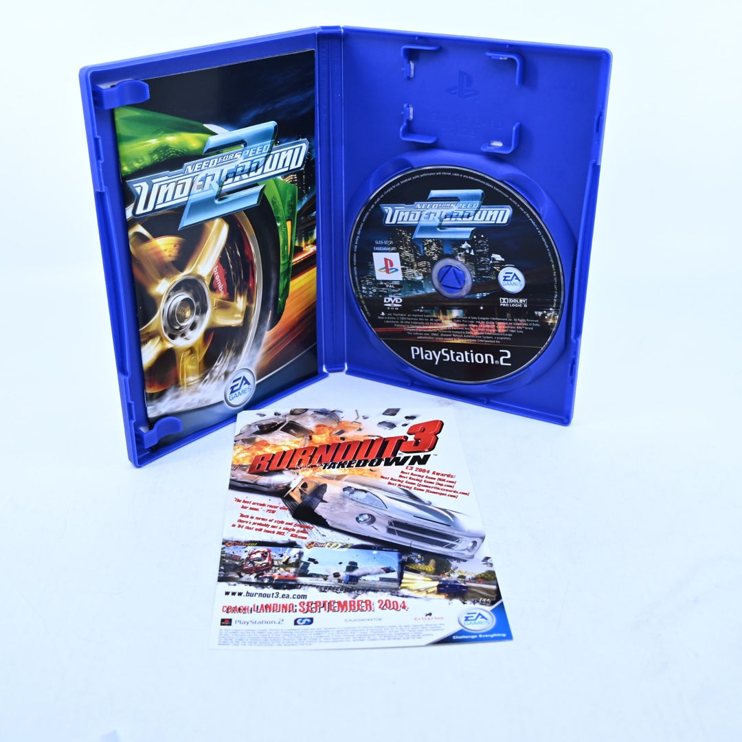 Need for Speed Underground 2 - Sony Playstation 2 / PS2 Game + Manual - PAL