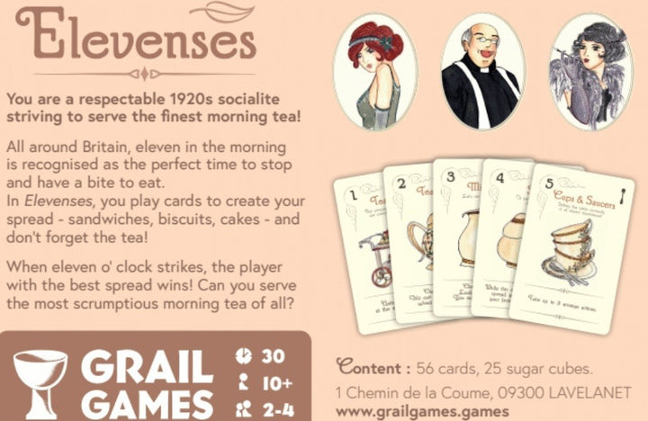 Elevenses (Pocket Line Edition) - Card Game - Table Top Game
