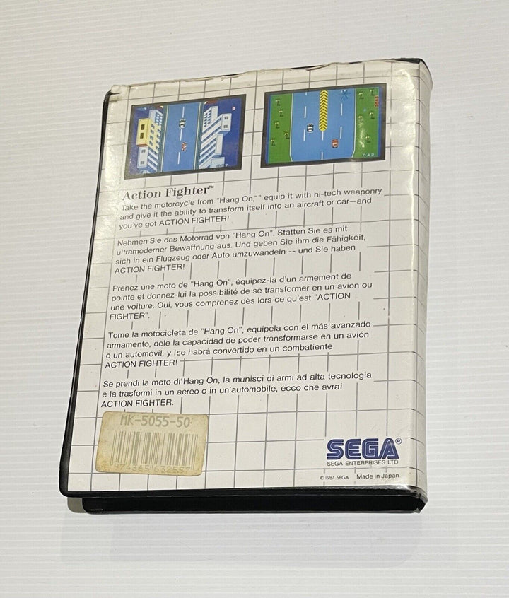 Action Fighter - Sega Master System Game - PAL - FREE POST!