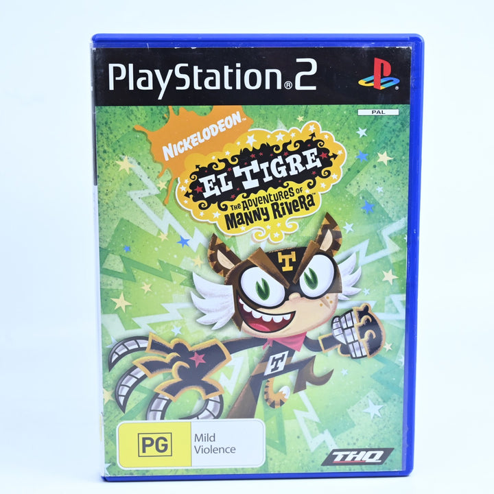 El Tigre: The Adventures of Manny Rivera -  PS2 Game + Manual - PAL - MINT DISC!