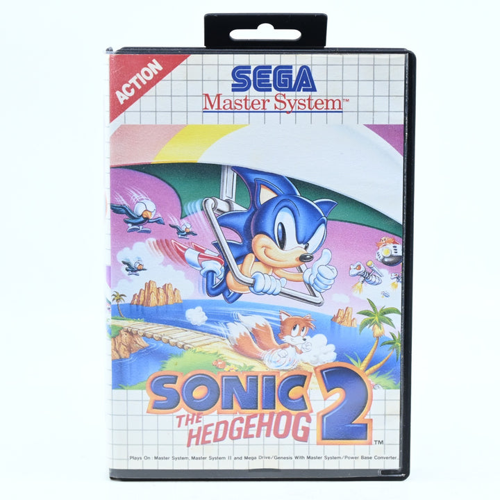 Sonic The Hedgehog 2 - Sega Master System Game + Manual - PAL - FREE POST!