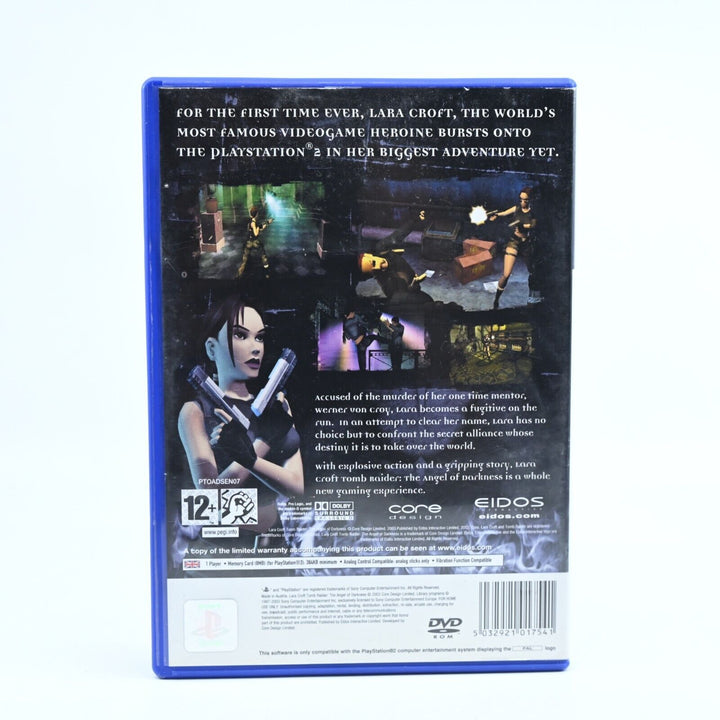 Tomb Raider: The Angel of Darkness - Sony Playstation 2 / PS2 Game + Manual