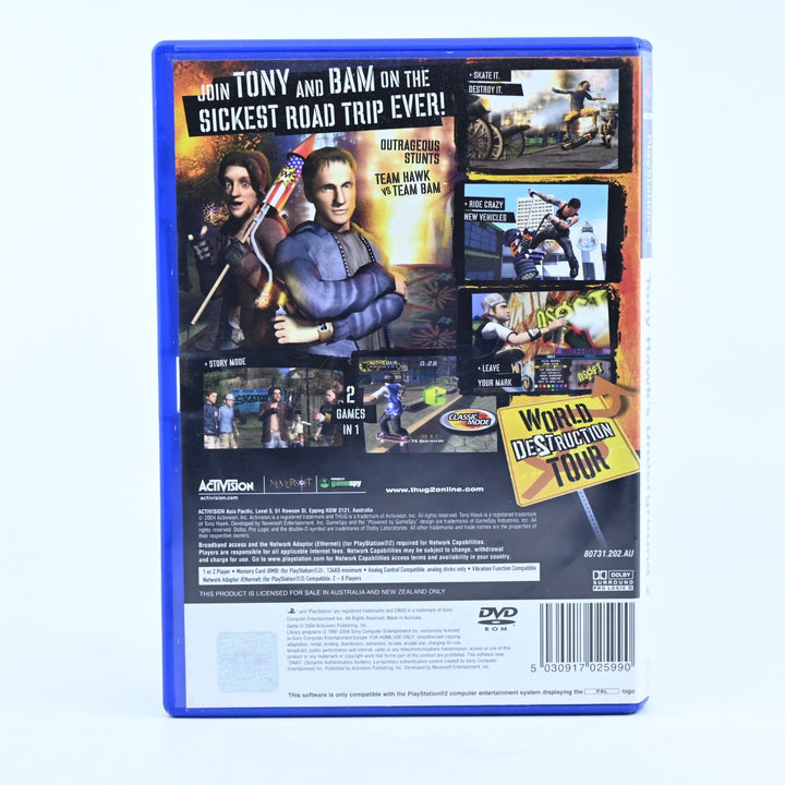 Tony Hawk's Underground 2 - Sony Playstation 2 / PS2 Game + Manual - PAL