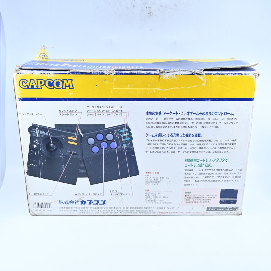 Capcom Power Stick Controller - Super Nintendo / SNES Accessory - PAL