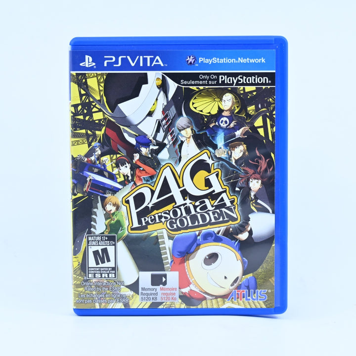 Persona 4 Golden - Sony PS Vita Game - Region Free - FREE POST!