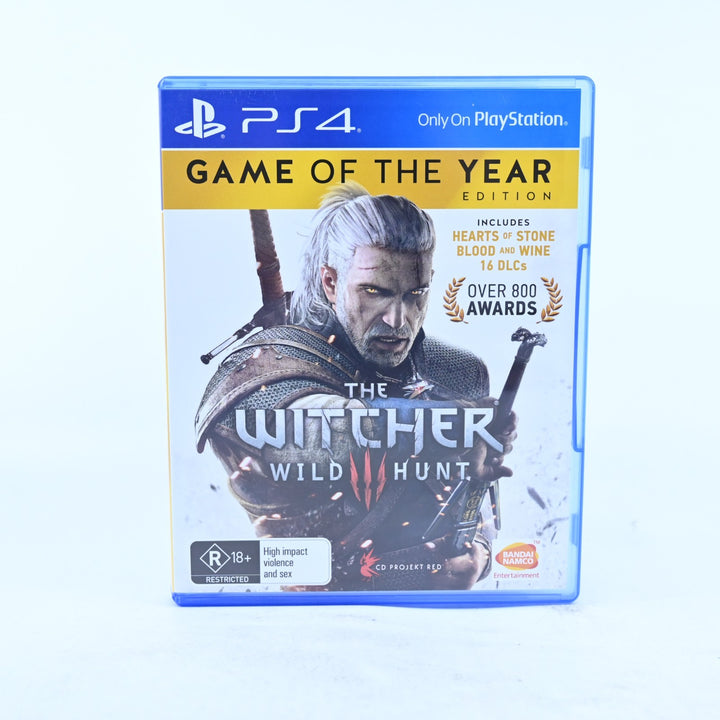 The Witcher 3: Wild Hunt - Game of the Year Edition - PS4 Game - MINT DISC!