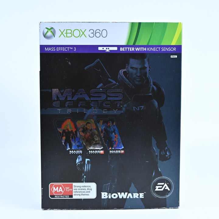 Mass Effect Trilogy - Xbox 360 Game + Manual - PAL - MINT DISC!