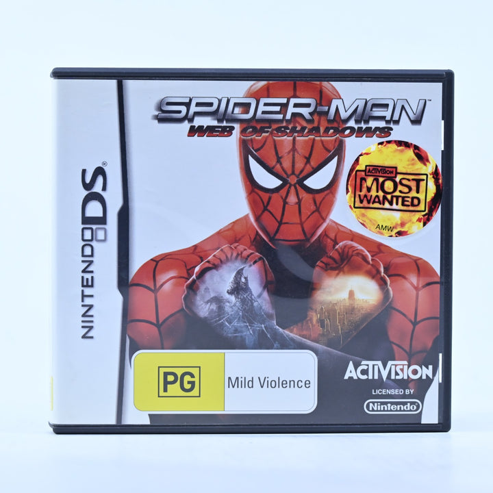 Spider-Man: Web of Shadows - Nintendo DS Game - PAL + Manual - FREE POST!