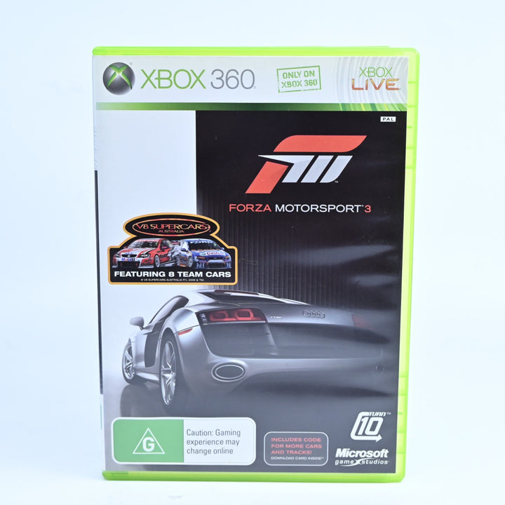 Forza Motorsport 3 - Xbox 360 Game + Manual - PAL - MINT DISC!