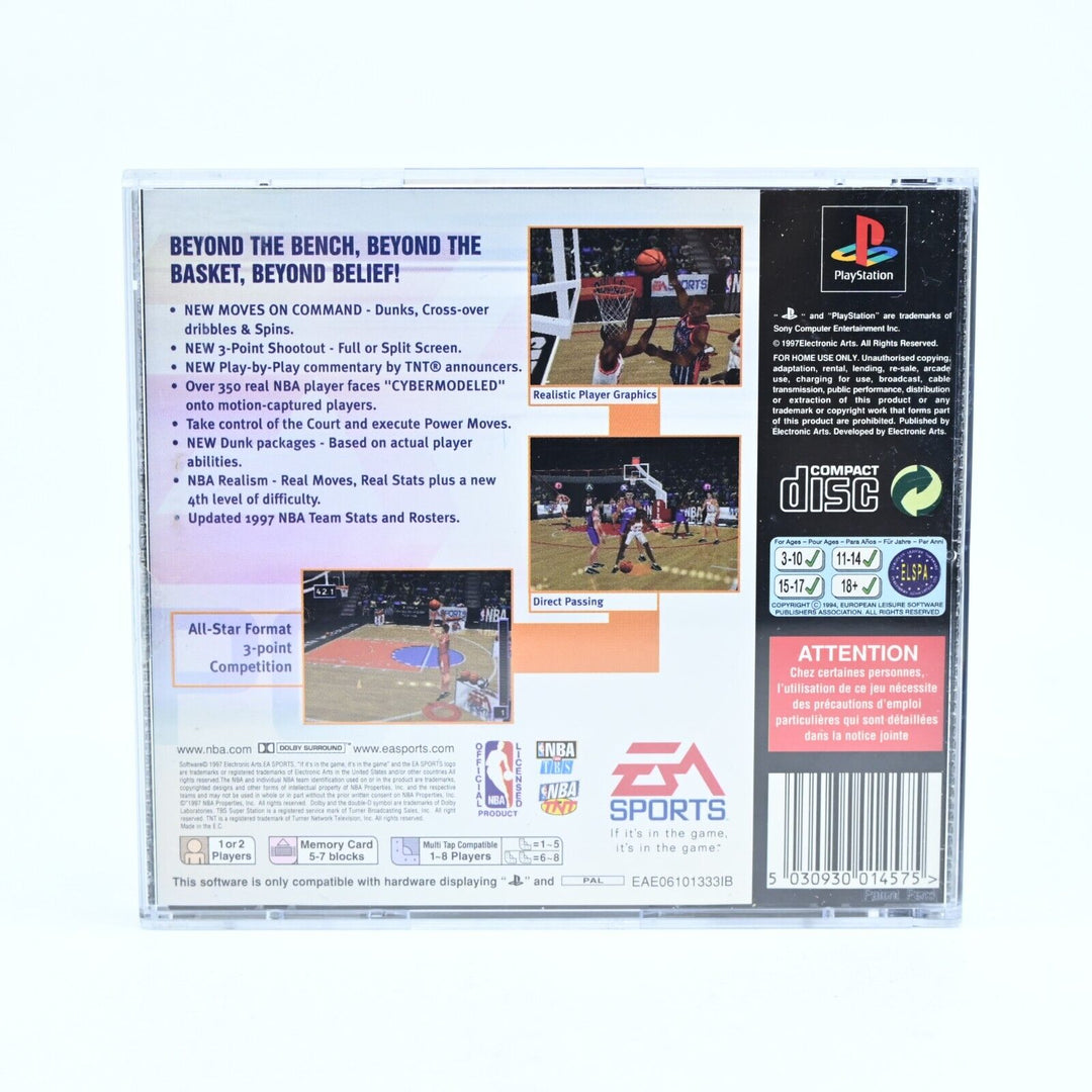 NBA Live 98 - Sony Playstation 1 / PS1 Game + Manual - PAL - NEAR MINT DISC!