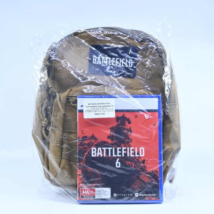 SEALED! Battlefield 6: Phantom Edition with Bag - Sony Playstation 5 / PS5 Game