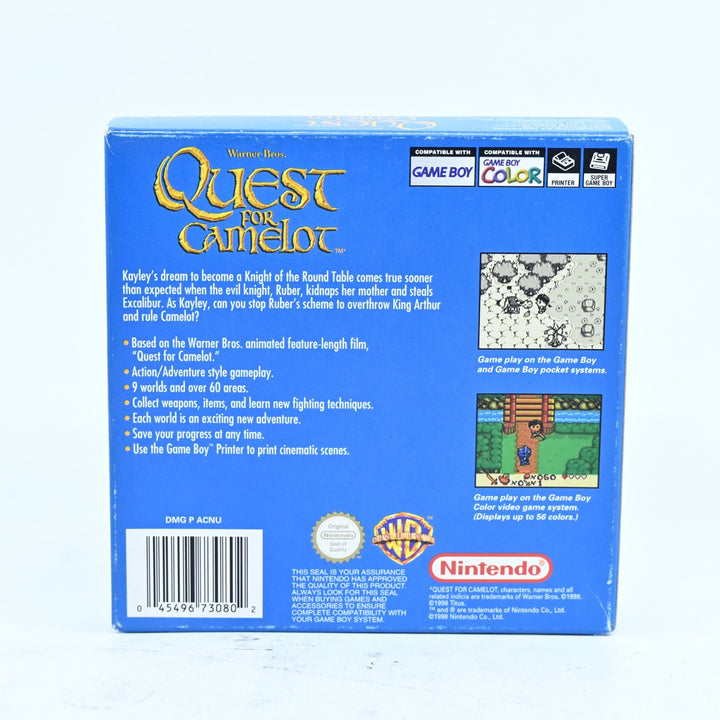 Quest for Camelot - Nintendo Gameboy Color Boxed Game + Manual - PAL