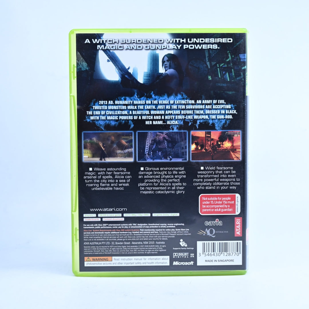 Bullet Witch - Xbox 360 Game + Manual - PAL - FREE POST!