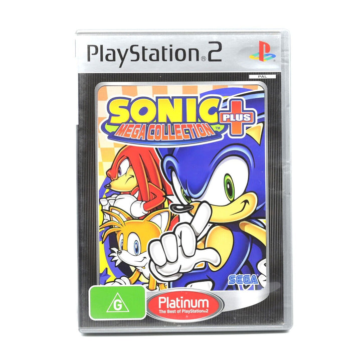 Sonic Mega Collection Plus - Sony Playstation 2 / PS2 Game - PAL - FREE POST!