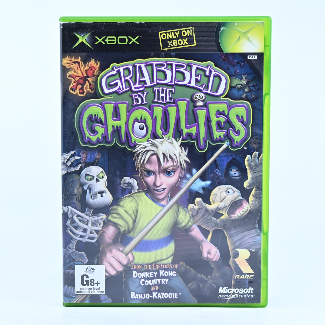 Grabbed by the Ghoulies - Original Xbox Game + Manual - PAL - MINT DISC!