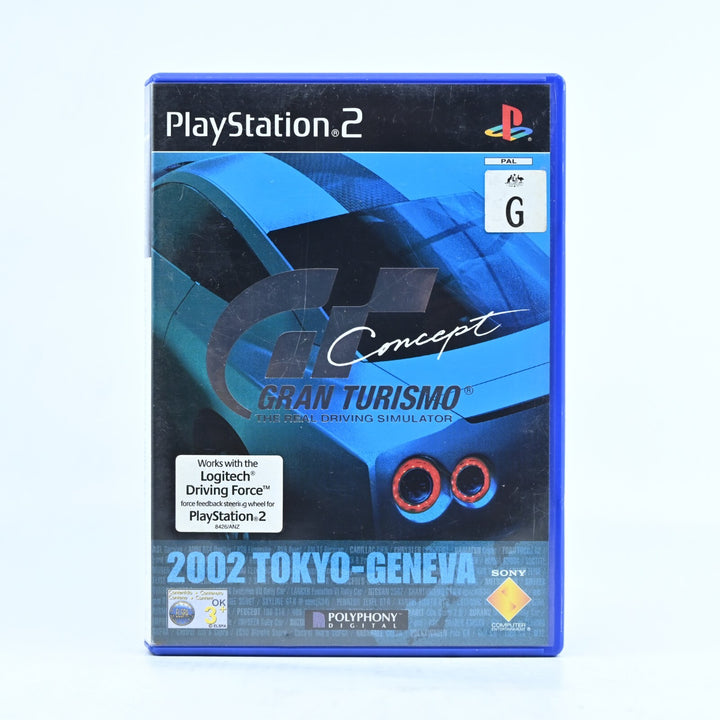 Gran Turismo Concept 2002 Tokyo-Geneva - Sony Playstation 2 / PS2 Game + Manual