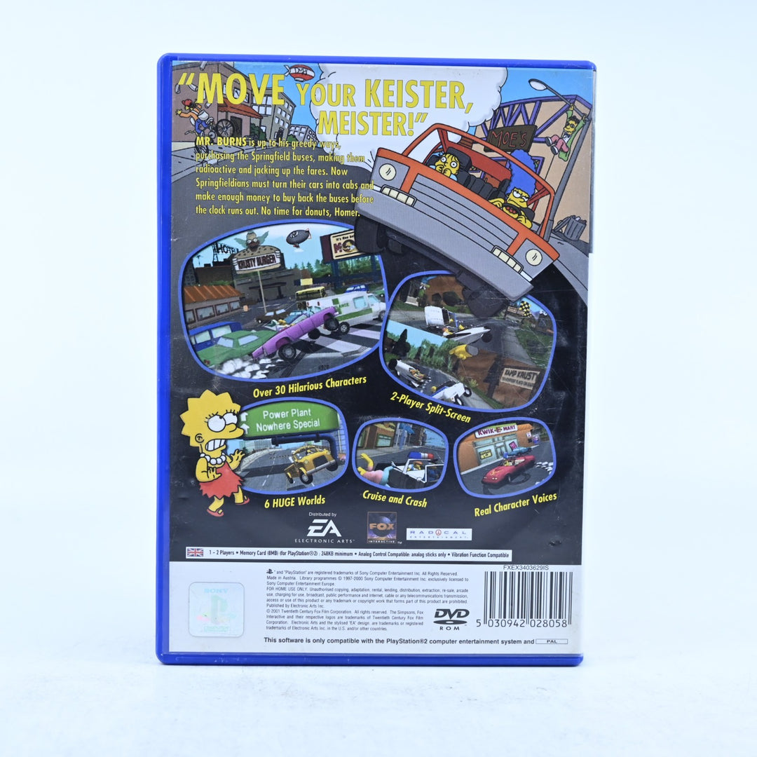 The Simpsons Road Rage - Sony Playstation 2 / PS2 Game + Manual - PAL