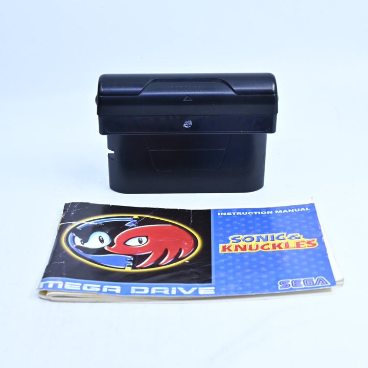 Sonic & Knuckles - Sega Mega Drive Game + Manual - PAL - FREE POST!