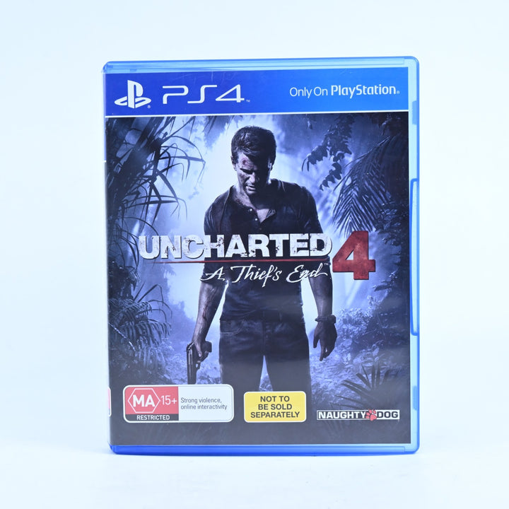 Uncharted 4: A Thief's End - Sony Playstation 4 / PS4 Game - MINT DISC!