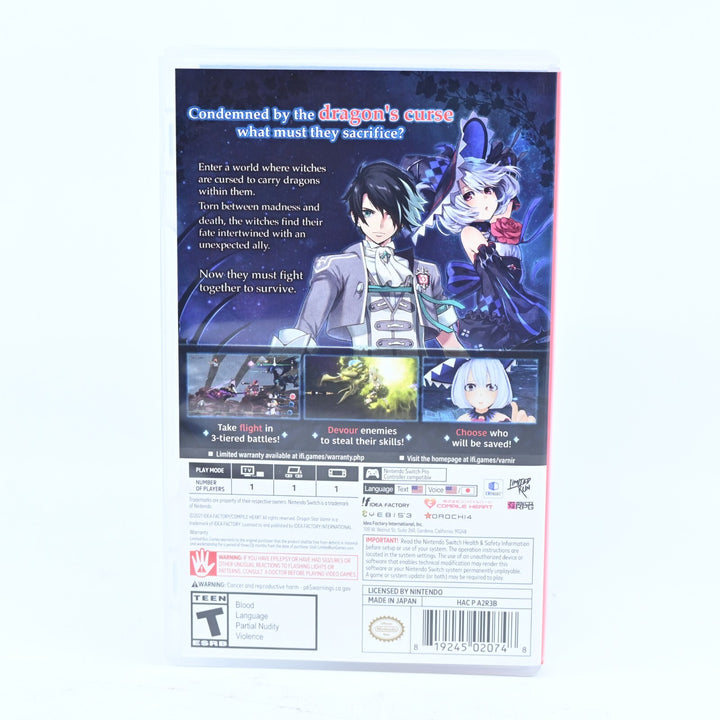 AS NEW! Dragon Star Varnir - Nintendo Switch Game - FREE POST!