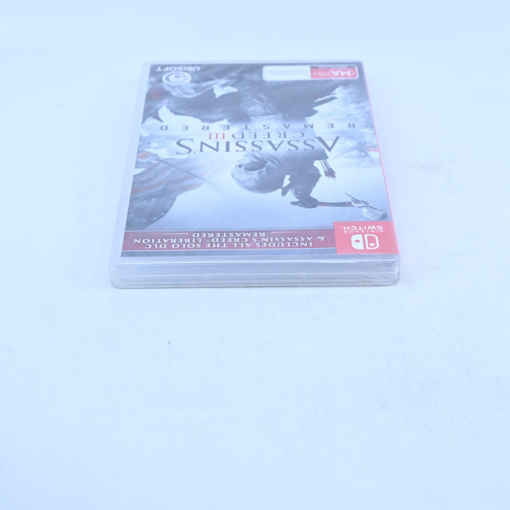 SEALED! Assassin's Creed III - Nintendo Switch Game - FREE POST!