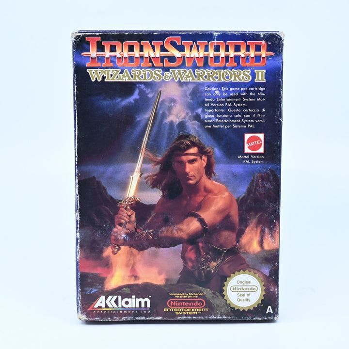 Iron Sword: Wizards &amp; Warriors II - NES Boxed Game - PAL - FREE POST!