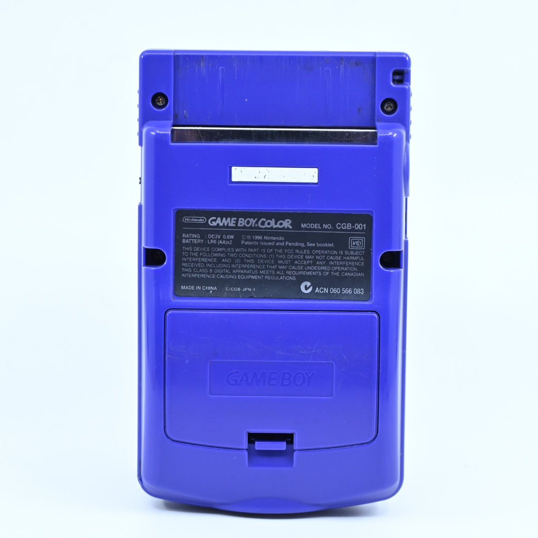 Purple Nintendo Gameboy Color Console - CGB-001 -FREE POST!