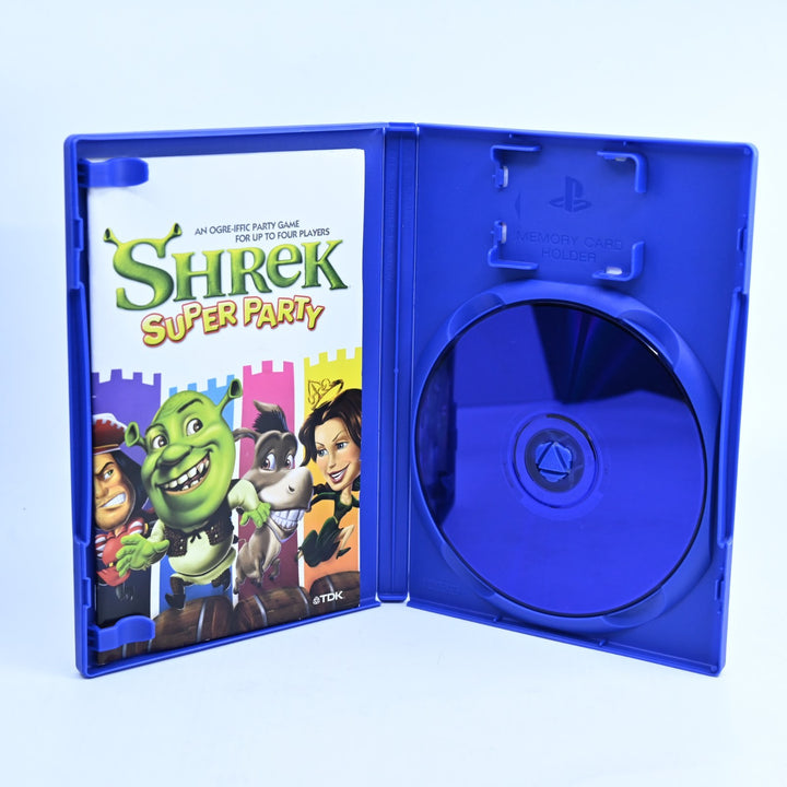 Shrek Super Party - Sony Playstation 2 / PS2 Game + Manual - PAL NEAR MINT DISC
