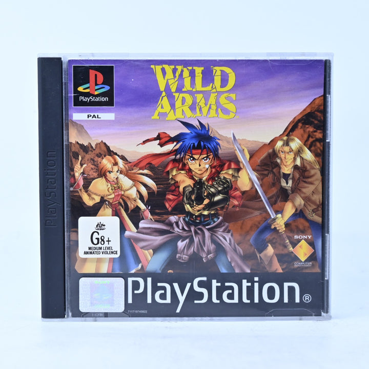 Wild Arms - Sony Playstation 1 / PS1 Game + Manual - PAL - MINT DISC!