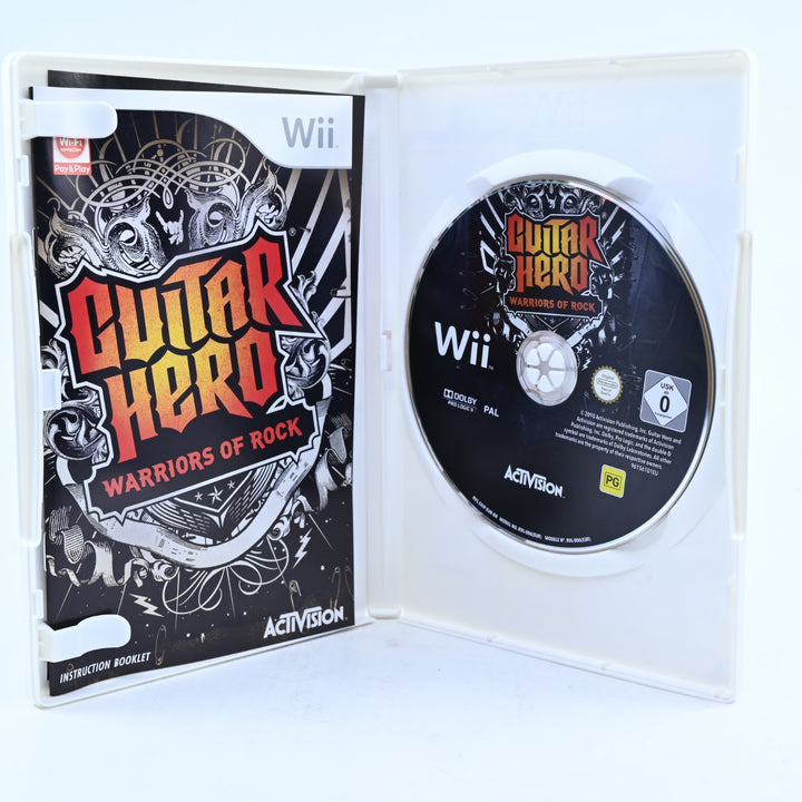 Guitar Hero: Warriors of Rock - Nintendo Wii Game + Manual - PAL - MINT DISC!