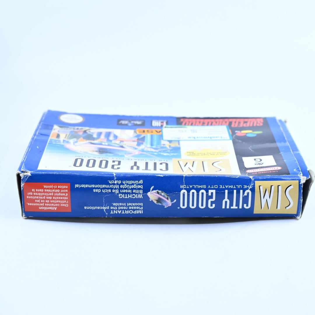 Sim City 2000 - Super Nintendo / SNES Boxed Game - PAL - Ex-Rental - FREE POST!