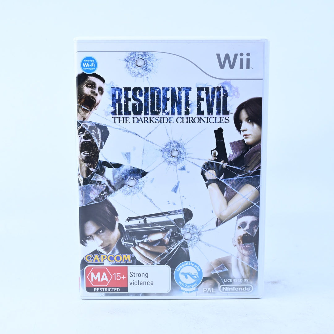Resident Evil: The Darkside Chronicles - Nintendo Wii Game + Manual
