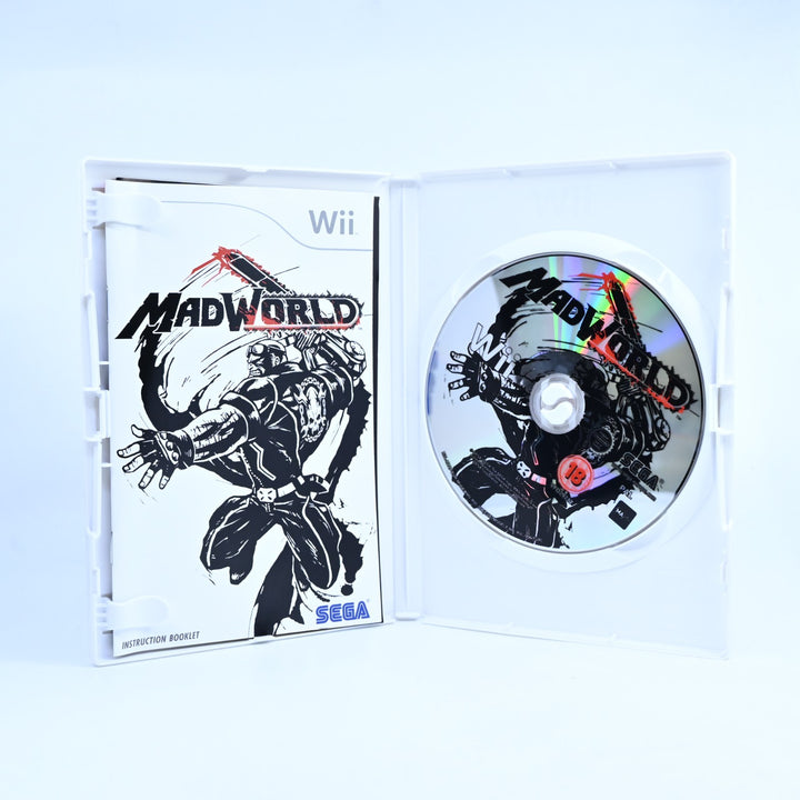 Mad World - Nintendo Wii Game + Manual - PAL - MINT DISC!