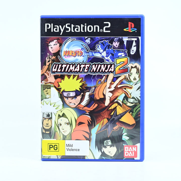Naruto Ultimate Ninja 2 - Sony Playstation 2 / PS2 Game + Manual - PAL