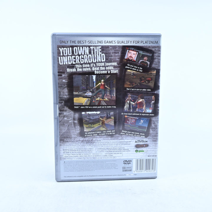 Tony Hawk's Underground - Sony Playstation 2 / PS2 Game + Manual - PAL