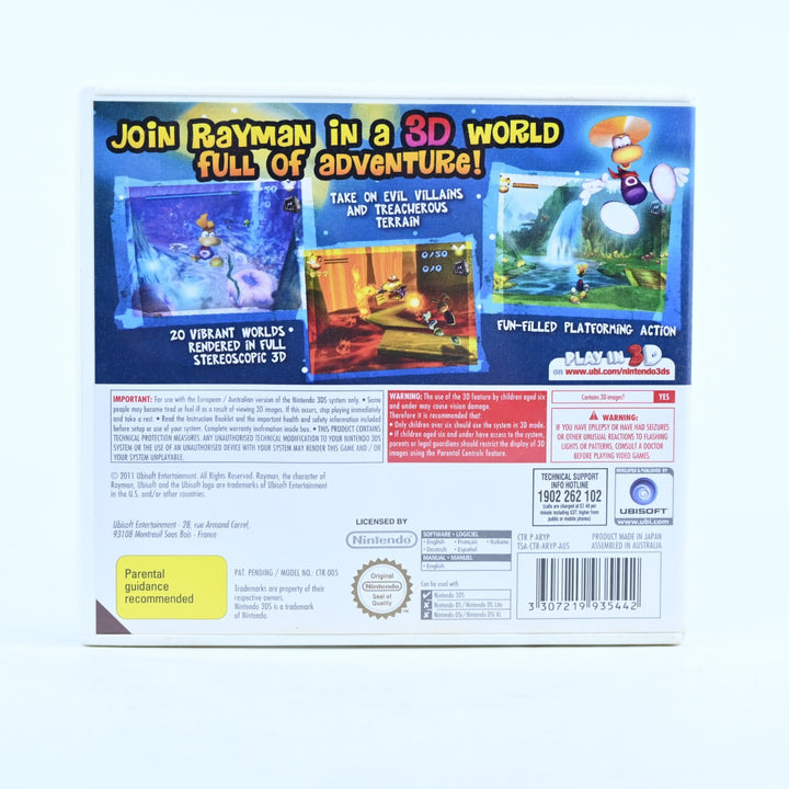 Rayman 3D - Nintendo 3DS Game - PAL + Manual - FREE POST!
