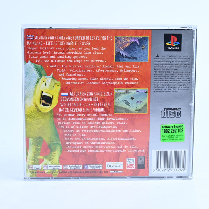 Disney's Dinosaur - Sony Playstation 1 / PS1 Game + Manual - PAL - MINT DISC!
